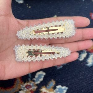 Premium Crystal Golden Tictac Pair