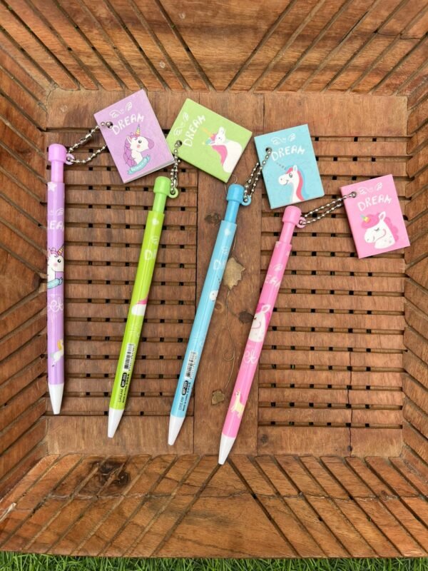 Unicorn Mechanical Pencil with Mini Diary (Set of 2)