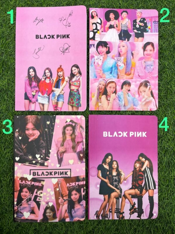 Black Pink Notebook Diary