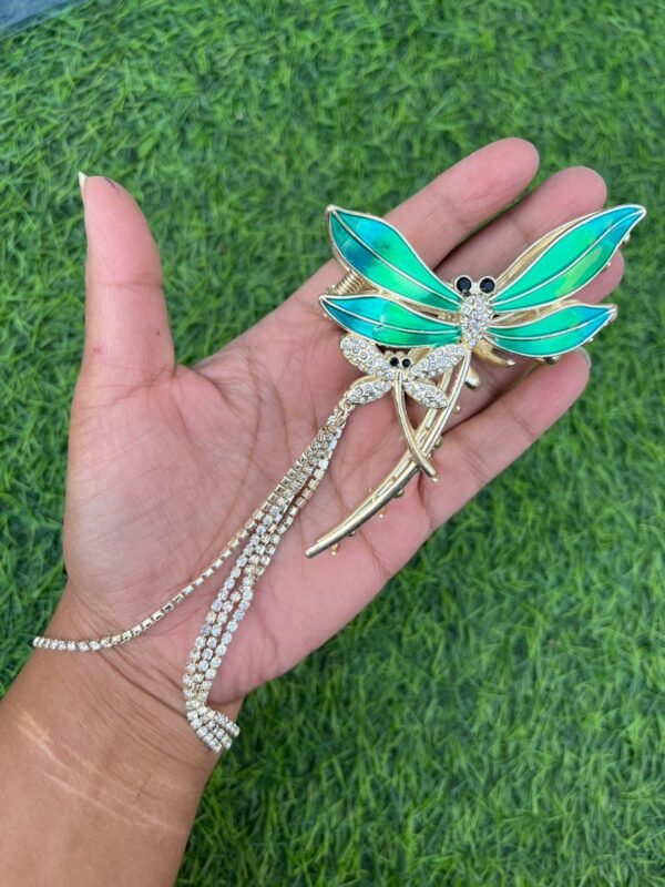 Dragonfly Metal Clawclip (11 cm) - Image 2