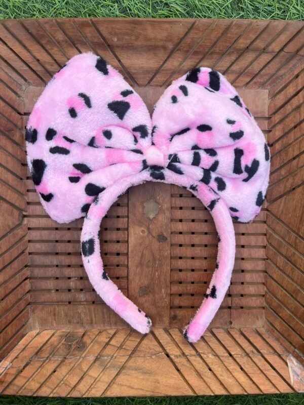 Soft Fabric Bow Hairband - Image 3