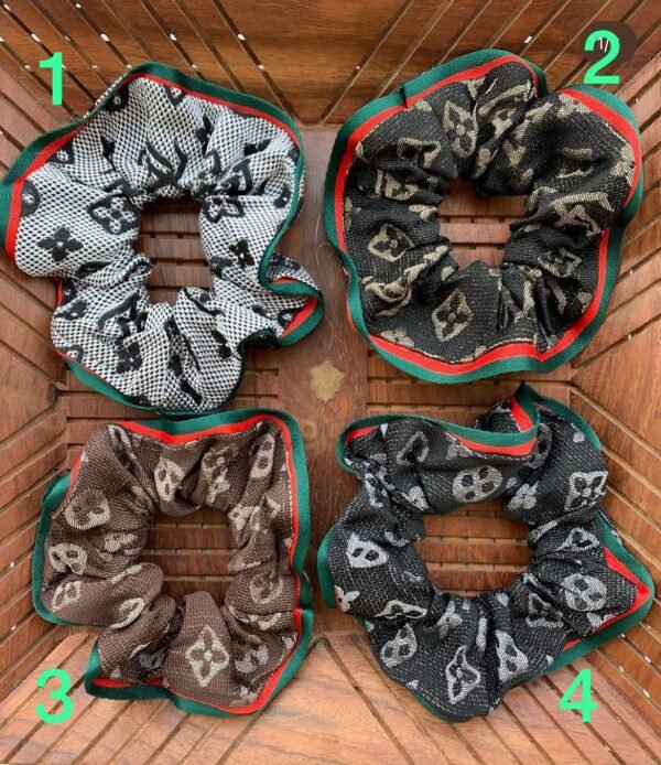 Brand Logo Jumbo Scrunchies