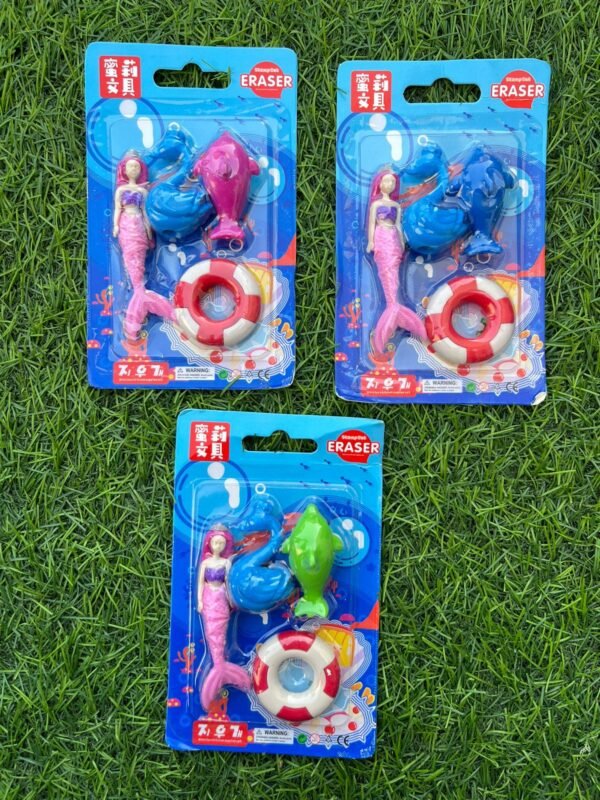 Mermaid Erasers Pack