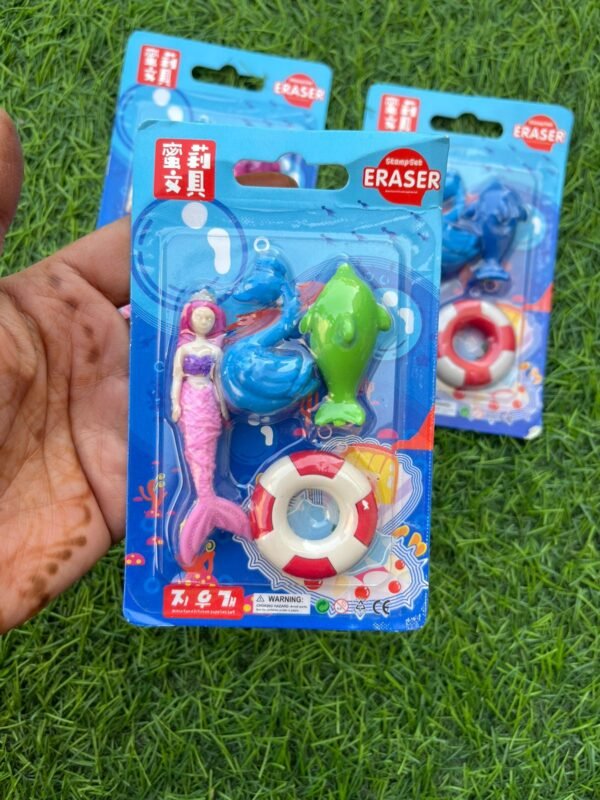 Mermaid Erasers Pack - Image 2