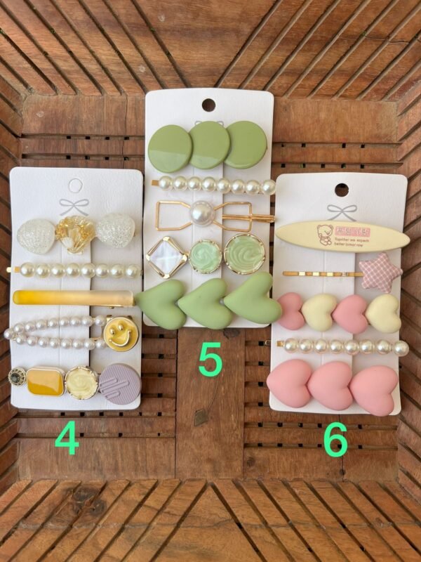 Matte Hair Clips Cards - Image 2