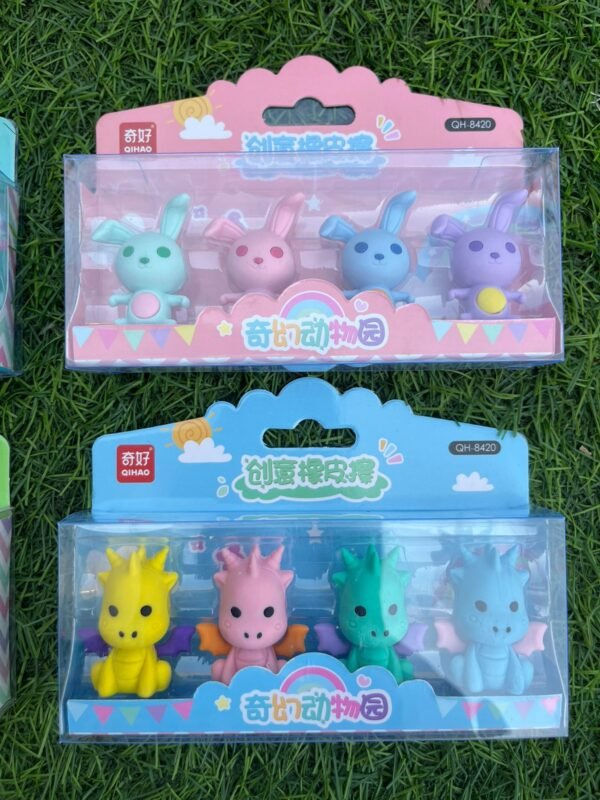 Cute Animals Erasers Pack - Image 3