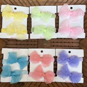 Bow Rubberband Pair