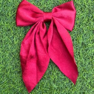 Satin Tail Alligator Bow Clip