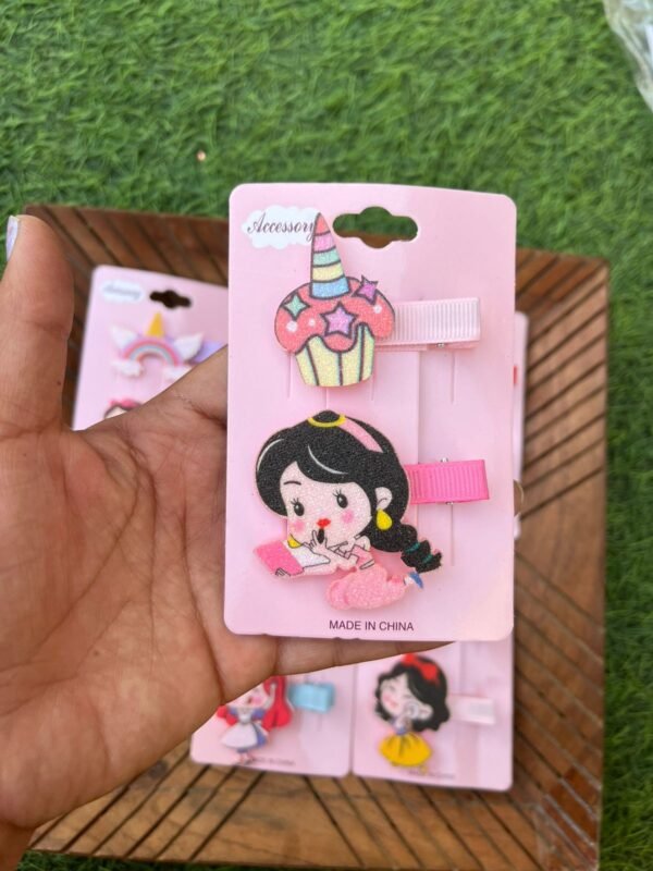 Cute Charms Hair Clips Card - Image 3