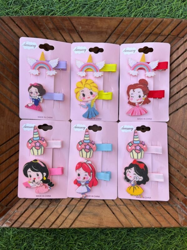 Cute Charms Hair Clips Card - Image 2