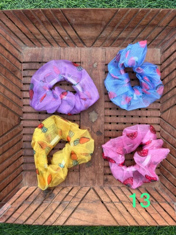 Organza Scrunchies (Set of 4) - Image 13