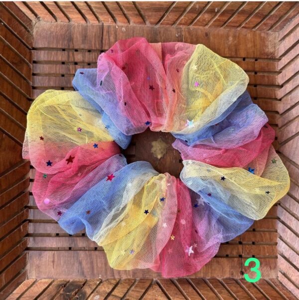 XXL Fluffy Colorful Scrunchy - Image 3