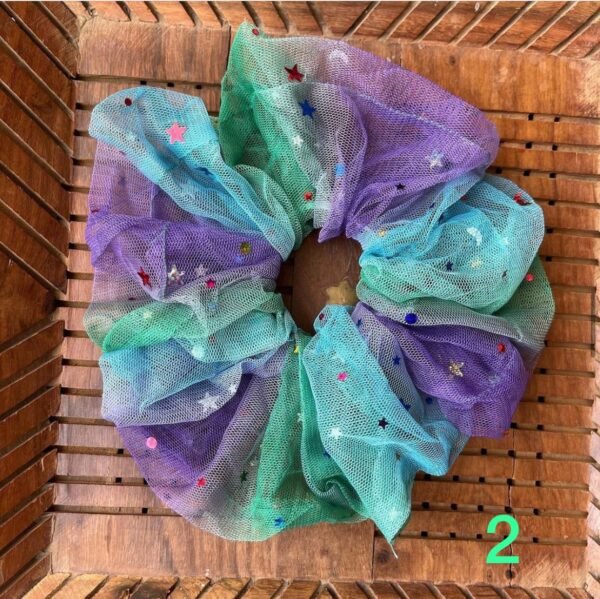 XXL Fluffy Colorful Scrunchy - Image 2