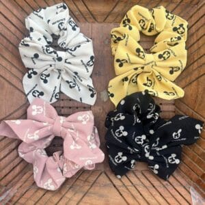 Premium Jumbo Mickey Bow Rubberband