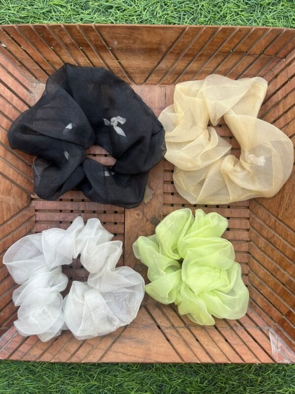 Jumbo Organza Scrunchy