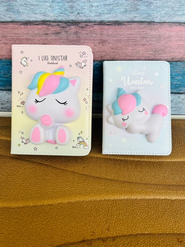 Premium Squishy Unicorn Unistar Diary