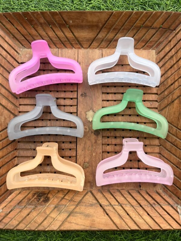 Water Colored Jumbo Matte Clawclip(10 cm)