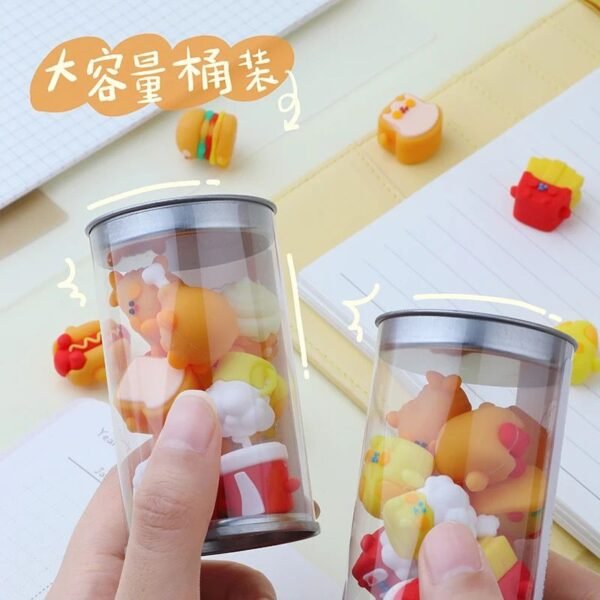 Cute Mini Fast Food Erasers Box (12 pcs) - Image 6