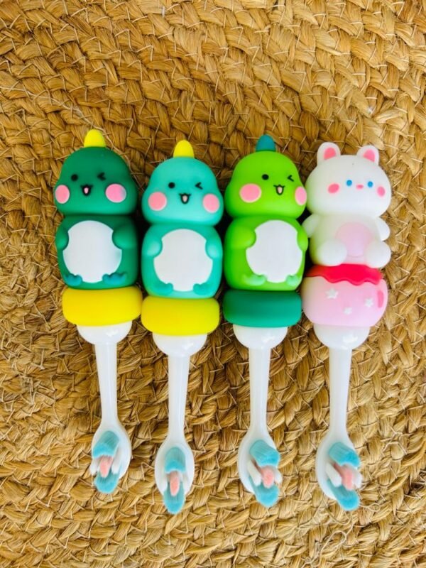 Baby Dino Kids Microfibre Bristles Toothbrush (2+ yrs)