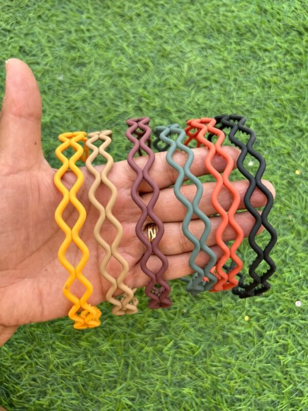 Dual Zigzag Matte Hairband