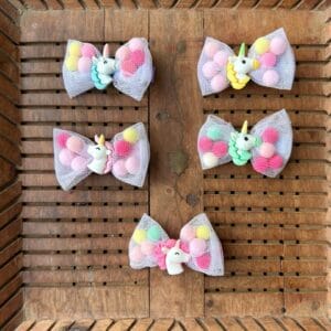 Colorful Balls Unicorn Hair Clip
