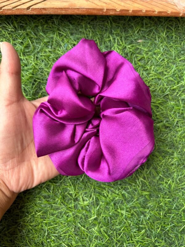 Purple Series Satin XXL Scrunchies (Set of 2) - Image 3