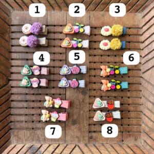 Cute Charms Hair Clip Pair