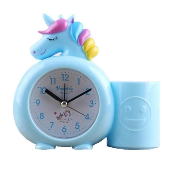 Unicorn Alarm Clock with Pen Stand - Image 10