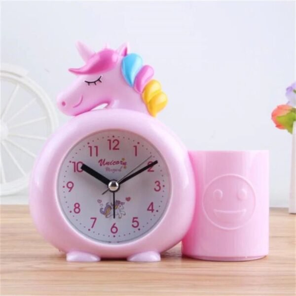 Unicorn Alarm Clock with Pen Stand - Image 5