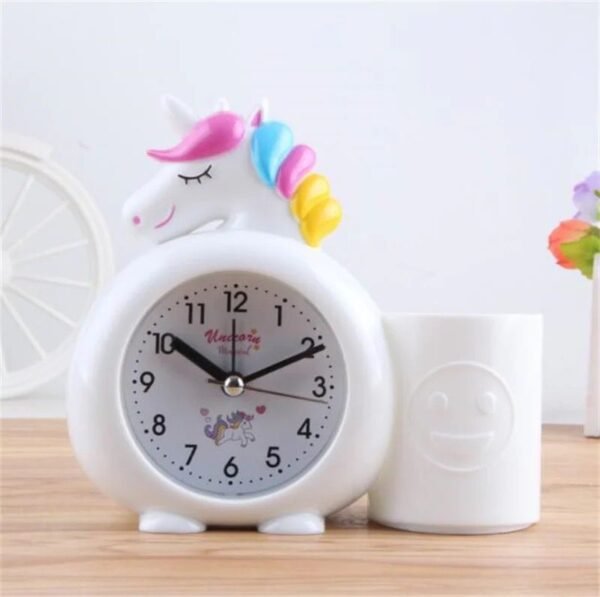 Unicorn Alarm Clock with Pen Stand - Image 8