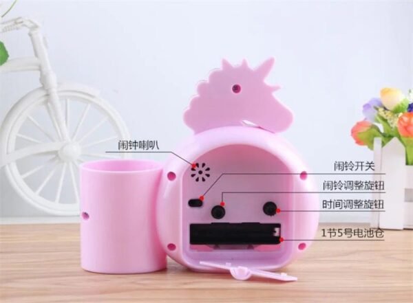 Unicorn Alarm Clock with Pen Stand - Image 11