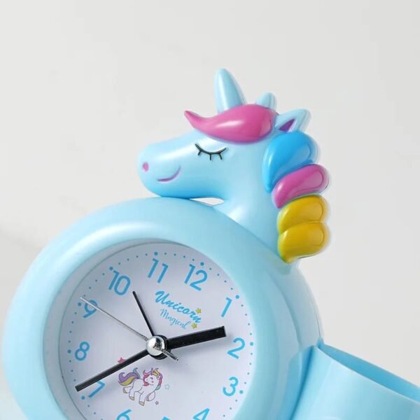 Unicorn Alarm Clock with Pen Stand - Image 9