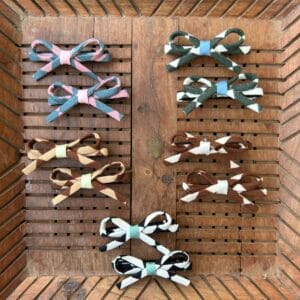 Cute Knot Bow Clip Pair