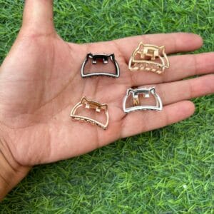 Bunny Small Metal Clawclip