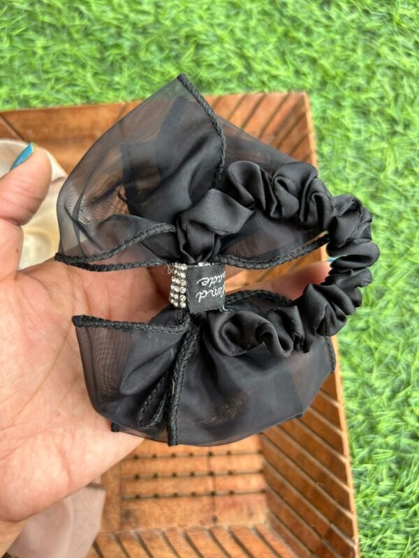 Big Organza Bow Rubberband - Image 3