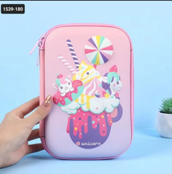 Ice Cream 3D Eva Hard Case Pencil Pouch