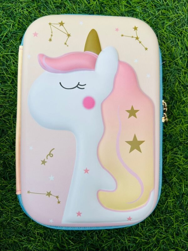 Unicorn 3D Eva Hard Case Pencil Pouch - Image 2