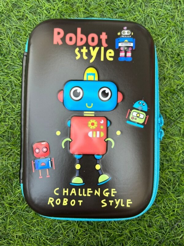 Robot 3D Eva Hard Case Pencil Pouch for boys