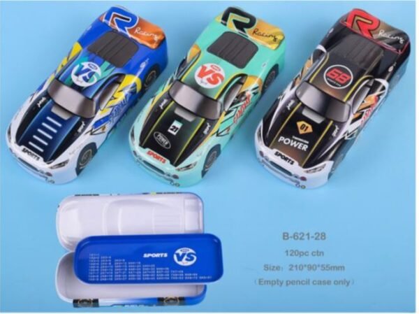 Racing Car Metal Pencil Box