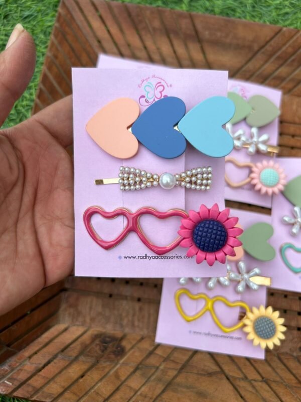 Colorful HairClip Combo Card - Image 2