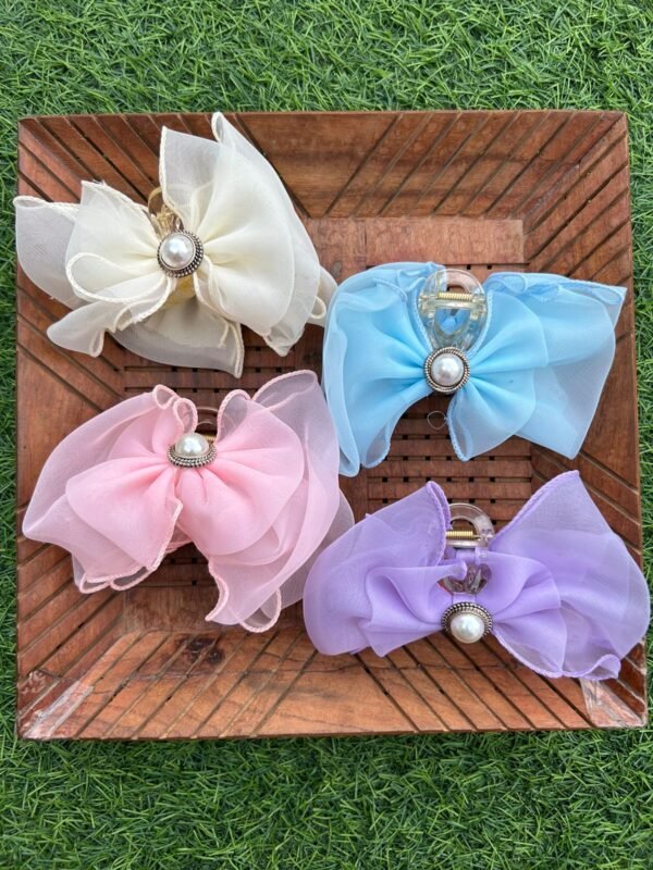 Big Bow Acrylic Clawclip