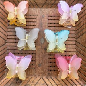 Dual Shade Butterfly Matte Clawclip (7 cm)