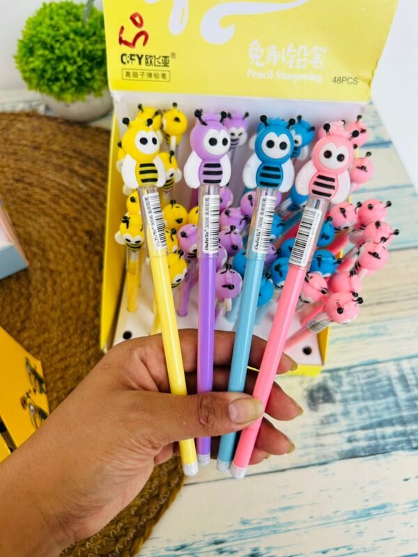 Cute Bees Push Pencils (Set of 2)