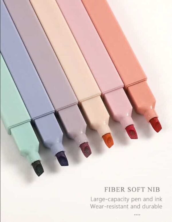 Pastel Colors Highlighter Set (6 colors)