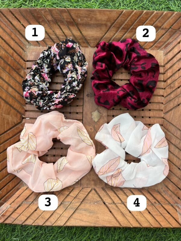 Printed Scrunchies