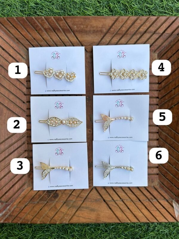 Embellished Hair Clips