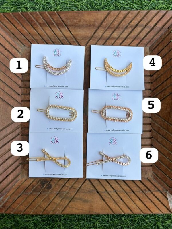 Embellished Hair Clips