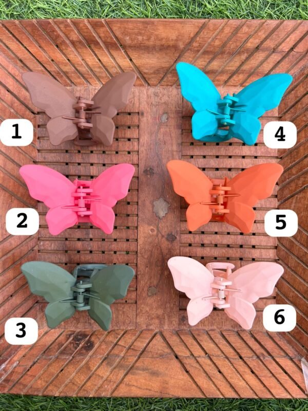 Matte Butterfly Clawclip