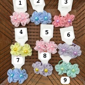 Flower Rubberband Pair