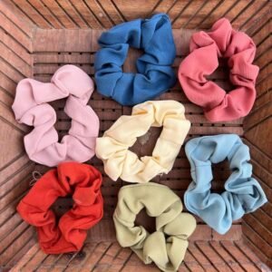 Solid colors Scrunchies (Set of 2)